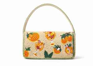 Bolso de Mano de Perlas Hecho a Mano de Lujo para Mujer, Diseño Floral Cítrico, Artesanía Premium, Elegante Regalo para Fiestas Nocturnas - Product Image 3