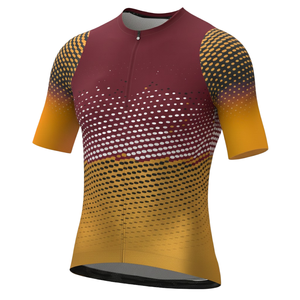 Maillot de cyclisme aérodynamique pour homme 220g Spandex Polyester Coupe laser sans couture Manches courtes Impression numérique Vêtements de vélo de route - Product Image 2
