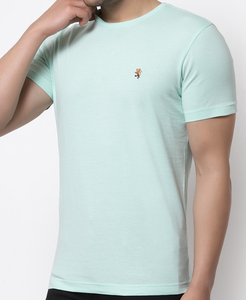 Camiseta de Algodón Estampada para Hombre, Estilo Casual, Cuello Redondo, Manga Corta, Transpirable, Corte Regular, para Uso Diario, OEM ODM - Product Image 2