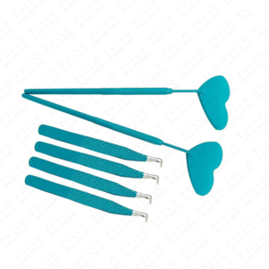 Pinzas para Extensión de Pestañas con Punta de Fibra ZULLO INDUSTRIES, Herramienta para Pestañas de Acero Inoxidable con Recubrimiento de Color Personalizado, 14 cm, Marca Privada - Product Image 3