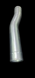 Tuyau d'admission d'air coudé droit pour turbocompresseur, usiné CNC sur mesure en aluminium et acier inoxydable - Product Image 3