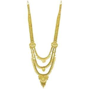 เครื่องประดับทองชุบไมครอน 14K18K24K ขายส่ง สร้อยคอยาวแบบดั้งเดิมสไตล์ราณี ดีไซน์ตุรกี ชุดเครื่องประดับโอโร จอยเอเรีย - Product Image 3
