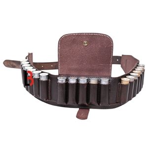 Bandoulière en cuir de vachette avec design croisé pour cartouches de fusil de chasse, imperméable et antivol avec protection RFID - Product Image 6