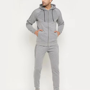 Conjunto de Sudadera con Capucha y Pantalones de Felpa de Algodón Grueso de 400 GSM Personalizado, Chándal para Hombre, Chándales Extra Grandes Lisos para Hombre FORTLEO IND - Product Image 1