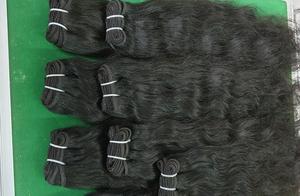 Meilleur échantillon de paquets de cheveux indiens vierges à cuticules alignées, cheveux indiens vierges à cuticules alignées - Product Image 4