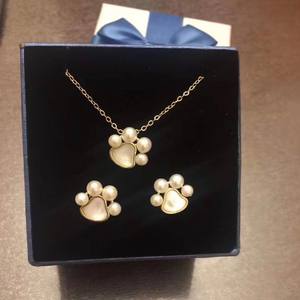 แหวนไข่มุกน้ำจืดทรงกรงเล็บน่ารัก ต่างหู จี้-ชุดเครื่องประดับแฟชั่นสุดโรแมนติกสำหรับของขวัญวันเกิดแฟนสาว วันวาเลนไทน์ - Product Image 1