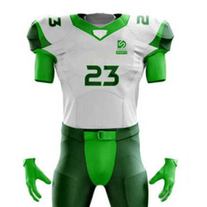 Uniforme de football américain imprimé de haute qualité, 100% polyester, séchage rapide, léger, respirant, durable, fabriqué au Pakistan - Product Image 5