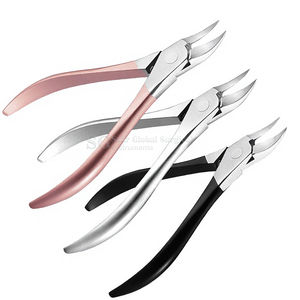 Coupe-ongles, ciseaux, pince à cuticules, outil de soin des doigts et des orteils en acier inoxydable pour manucure et pédicure, pince à ongles affûtée - Product Image 4