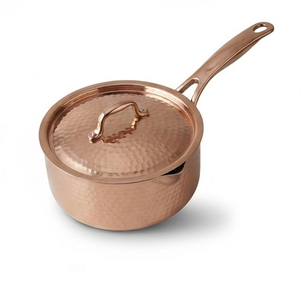 Copper Plated Sauce <b>Pan</b> Shiny Finished <b>Induction</b> Cooker High Quality Durable Handmade Contemporary Design Saucepan - Product Image 2