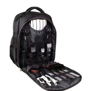 Professional Barber <b>Backpack</b> With Organized Compartments For Clippers Scissors And <b>Tools</b> Portable Hairdressing Bag For Men - Product Image 1
