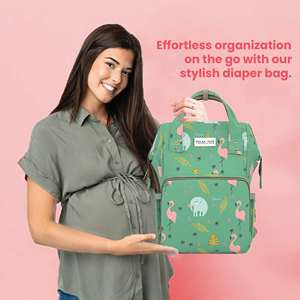 กระเป๋า17 + กระเป๋าผ้าอ้อมอเนกประสงค์สำหรับคุณแม่-ฟลามิงโก - Product Image 4