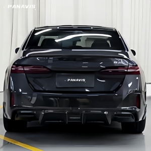 PANAVIS ดิฟฟิวเซอร์ลิปสปอยเลอร์กันชนหลังคาร์บอนไฟเบอร์แห้งคุณภาพสูงรุ่นใหม่ สำหรับรถยนต์ซีรีส์ 5 G60 ปี 2024-2026 (สำหรับรุ่นที่มีท่อไอเสีย) - Product Image 3