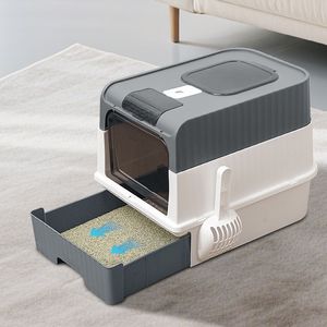 Lettiera Automatica Silenziosa Senza Mani XXL GreyMagic Cube Sand Cat - Goditi la Vita Pura - Product Image 2