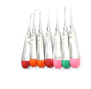 Nuevos Elevadores Dentales Manuales de Acero Inoxidable para Extracción y Luxación de Dientes, Juego de 10 Piezas, Duraderos, con Mangos de Diferentes Colores - Product Image 2
