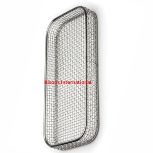 Wholesale High Quality Medical Stainless Steel <b>Wire</b> <b>Basket</b> Sterilization Tray with Handles Manual - Product Image 2