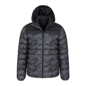 Mens Camo Padded Jacket Lightweight Water Resistant Puffer Coat Thermal Isotherm Insulated Winter Outdoor Parka - Product Image 2