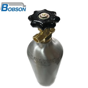 ถังอากาศ CO2อลูมิเนียมขนาด3000มล. พร้อมแรงดัน1800 PSI และวาล์วเปิดปิดสำหรับเติมเครื่องดื่มและใช้จ่ายแก๊ส - Product Image 4