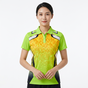 Men's Short Sleeve Polo Shirt Geometric Print Quick Dry <b>Knitted</b> Polyester Sporty Fit Regular Length Green Yellow <b>Pattern</b> - Product Image 6