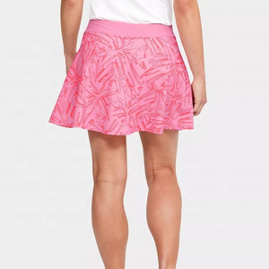 Jupes de golf athlétiques légères pour femmes, plissées, avec poches, respirantes, pour l'entraînement, le tennis, la course, imprimé vache/camouflage, coupe ajustée - Product Image 3