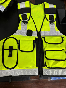 Chaleco de Seguridad de Poliéster Transpirable y Resistente al Viento de Alta Visibilidad con Certificación CE, Ropa de Trabajo para Hombre, Venta en Línea, Producto Original, Precio al por Mayor - Product Image 4