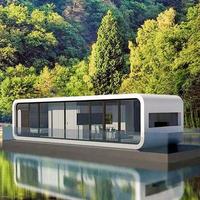 Cabine Apple Modulaire de Luxe Personnalisée à Prix Abordable, 20ft 40ft, pour Hôtel Extérieur, Maison Préfabriquée, Confortable pour Vivre et Travailler, Mobile