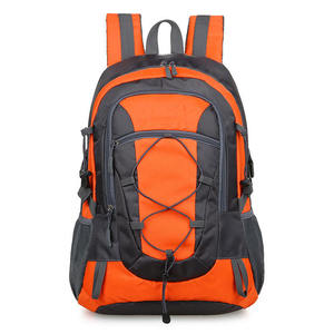 Blue Hiking <b>Backpack</b> Outdoor Camping Rucksack Trekking Pole Holder Front Bungee Cord Water Resistant Travel Bag - Product Image 4