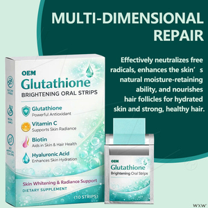Tiras Orales de Glutatión para Aclarar la Piel, Blanqueamiento, Antioxidante, Hidratación, Suplemento para la Salud de la Piel y el Cabello - Product Image 5