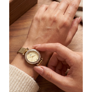 Indian Ethnic Komal Anti-Tarnish Stainless Steel Quartz Watch Adjustable - Product Image 1