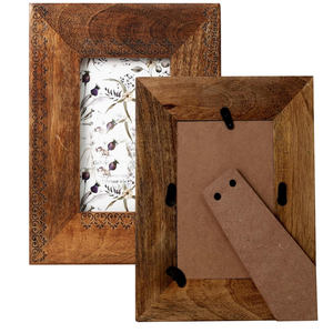 Cadre photo en bois de manguier naturel, écologique, fait main, décoration de table pour la maison et le bureau - Product Image 6