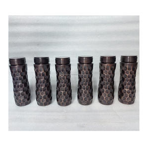 Botella de Agua Potable de Cobre Ecológica Auténtica para Uso Diario, Promueve la Digestión, la Hidratación y el Equilibrio del Bienestar, Unisex - Product Image 6