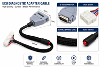 Safari Dicor Tata Venture Minda Cable Unit Sumo Gold Central Locking Tester Harness OBD2 Car Diagnostic Scanner Rusia Spanyol