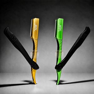 JRL Gold & Black Magnetic Luxury Stainless Steel Manual <b>Straight</b> Edge <b>Razor</b> with Custom Logo for Professional Barbers Beard Care - Product Image 5