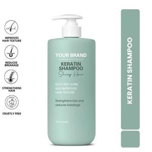 Champú Herbal de Queratina para un Cabello Liso y Brillante, Cuidado Capilar Profesional con Fórmula Anti-Frizz, Refrescante y Nutritiva, Muestra Gratis - Product Image 2
