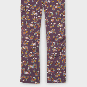 Women's Solid <b>Floral</b> Print Denim Overalls Mid Waist Regular Fit Casual Elegant Y2K Style Summer 100% Cotton Waterproof - Product Image 4