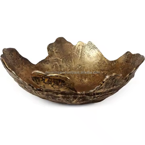 Fundición de aluminio niquelado de alta calidad de lujo moderno frutero MESA CENTRO DE MESA Vintage clásico superventas frutero - Product Image 3