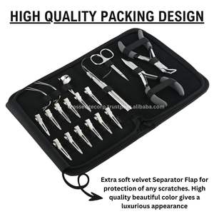 Kit d'outils d'extension de cheveux professionnels outils de séparation en boucle enlèvement de perles et pince sertie ciseaux outils de boucle pour Extension de cheveux - Product Image 6