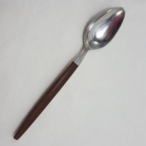 ช้อนสแตนเลสสตีลขัดเงาแบบอินเดีย ด้านล่างแบน สำหรับอาหารค่ำ ซุป ข้าว ใช้ในร้านอาหารและโรงแรม - Product Image 5