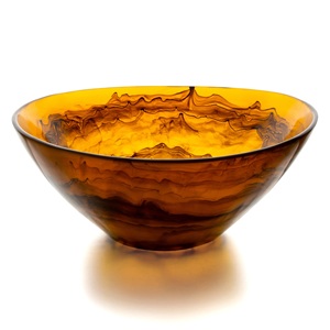 Grand Bol de Service en Résine Polie Écologique, Dernier Cri, Meilleure Vente, Toutes Couleurs, Bol Profond pour Fêtes, Aliments, Desserts, Salades - Product Image 4