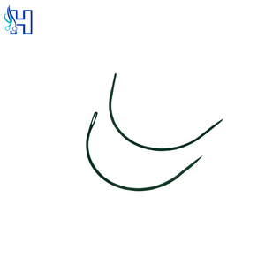 Aiguille à coudre incurvée de type C pour extensions de cheveux, pour la pose professionnelle de tissages et la fabrication de perruques - Product Image 1