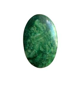 Cabujón de Jade Verde Natural, Corte Triangular, Pulido, Gema Suelta para Joyería - Product Image 4