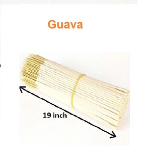 Bâtonnets d'encens de 19 pouces, approvisionnement en vrac de bâtons d'encens naturels de goyave les plus vendus (blanc) - Product Image 1