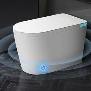 Smart <b>Toilet</b> Voice Control 85MM Wider Bidet <b>Seat</b> AUTO Dual Flush Tankless <b>Warm</b> Air Dryer Remote Control Bubble Shield Bidet - Product Image 2