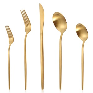 Ensemble de couverts en acier inoxydable de haute qualité, 5 pièces, qualité exceptionnelle à prix de gros - Product Image 1