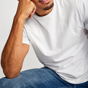 Wholesale Custom Original Premium Cotton 220gsm Regular Fit Dropped Shoulder Oversized Men's Eco-Friendly <b>Tshirt</b> - Product Image 2