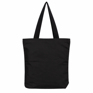 Les bonnes choses prennent du temps, sac fourre-tout en toile personnalisé avec fermeture éclair imprimée, pour le shopping, les voyages, réutilisable, toutes saisons, style minimaliste - Product Image 3