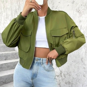Blouson Bomber Femme Confortable Personnalisable Broderie Camouflage Style Décontracté Imperméable Respirant Fermeture Éclair Vêtement d'extérieur - Product Image 6