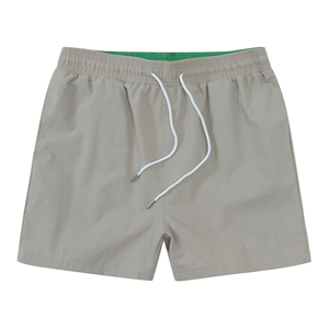 กางเกงขาสั้นผ้าแคนวาสสำหรับผู้ชาย สไตล์ลำลอง วิ่ง ออกกำลังกาย เล่นเบสบอล เอวสูง มีเชือกผูก ป้องกันลม ทรงหลวม สีพื้น ความยาวระดับเข่า สำหรับฤดูร้อน - Product Image 5