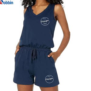 Conjuntos de Ropa de Verano para Mujer, Conjuntos Deportivos Personalizados de Moda Urbana, Top sin Mangas y Pantalones Cortos, Tallas Grandes 2csP - Product Image 1
