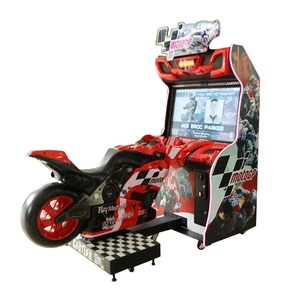 Jeux à pièces Système de paiement par carte <span class=keywords><strong>Moto</strong></span> Gp Simulator Machine de jeu de voiture de course d'arcade pour centre commercial - Product Image 1