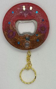 Creative Resin <b>Bottle</b> Opener With <b>Ocean</b> Wave Art Design Handmade Decorative Bar Accessory For Home And Restaurant - Product Image 1